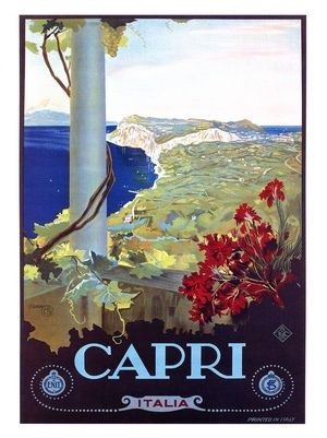 Capri Travel Poster