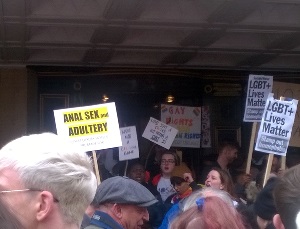 Dorchester Hotel demonstration